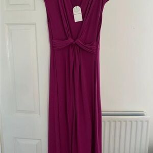 Elegant Magenta Dress
